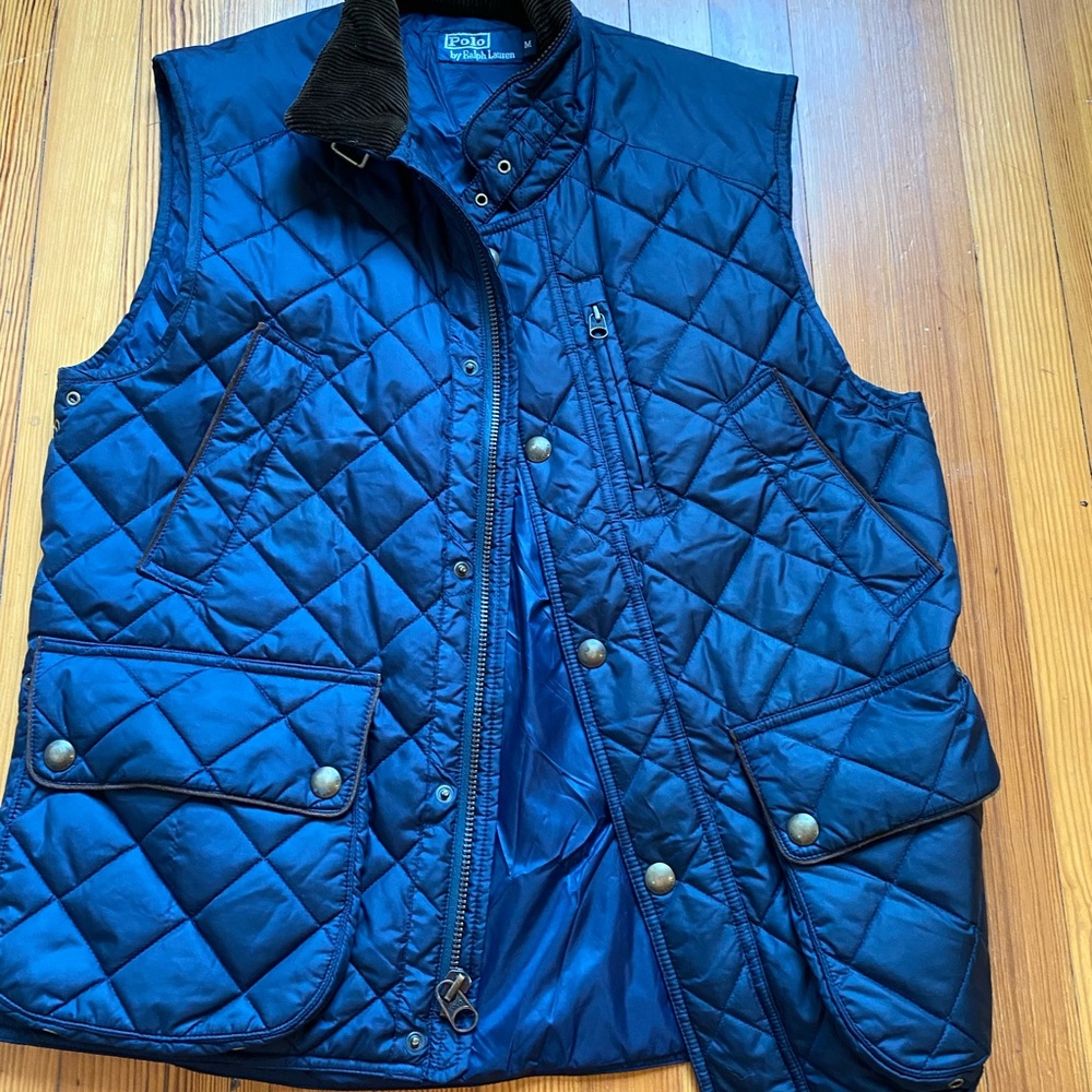 Men’s M Polo by Ralph Lauren Quilted Epsom Vest